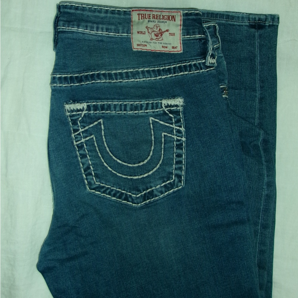 True Religion Halle Blue Denim Jeans